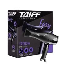 Secador Cabelo Taiff Easy 1700W Profissional Potente 3 Temperaturas Motor AC Ar Frio Preto-220V