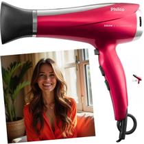 Secador Cabelos Philco 2200W PSC2300 Bivolt Motor DC Vermelho Íons Tourmaline