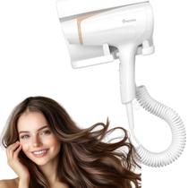 Secador Com Suporte para Parede 2 Velocidades Ar Quente e Frio 220V Para Banheiro Profissional 1800W