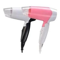 Secador De Cabelo 110v Mini Portátil Dobrável 1200w Viagem Compacto Cor Rosa Secador De Cabelo 110v Mini Portátil Dobrável 1200w Viagem Compacto Cor Rosa