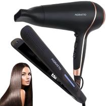 SECADOR DE CABELO 1900W POTENTE E CHAPINHA 410ºF KIT OFERTA