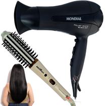 Secador de cabelo 2000w potente escova alisadora modeladora