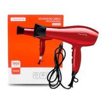 Secador de Cabelo 220V Vermelho Tomate Modelo MSE-2600B