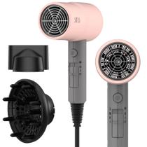 Secador de cabelo Aina 110V com tecnologia iônica, cerâmica, difusor e jato de ar frio
