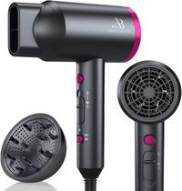 Secador de cabelo ANNE BETTY Ionic 1800W com difusor (3 configurações)