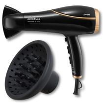 Secador de Cabelo Bivolt 2100W Profissional Britânia BSC2250 Preto Com Difusor Cachos