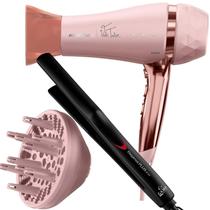 Secador De Cabelo Britânia 2100w Quente Frio Pro Íons Tube Difusor Prancha ceramica 210ºc Gama Italy