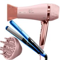 Secador De Cabelo Britânia 2100w Quente Frio Pro Íons Tube Difusor Prancha Titanium 440ºf Blue Secador De Cabelo Britânia 2100w Quente Frio Pro Íons Tube Difusor Prancha Titanium 440ºf Blue