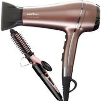 Secador De Cabelo Britânia 3000 Ion Quente Frio 2000w Modelador Cachos Ceramic Frizz