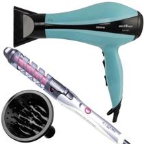 Secador De Cabelo Britania 4000 Tourmaline Ions 2000w Ar Quente E Frio Difusor Modelador Gama Spirale