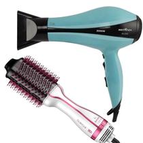 Secador De Cabelo Britania 4000 Tourmaline Ions 2000w Ar Quente Frio Escova Alisadora Gama Italy 4 Em 1 Glamour