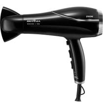 Secador de Cabelo Britânia BSC2150 2100W Bivolt Tourmaline Íon Motor DC 3 Temperaturas 2 Velocidades Preto