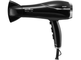 Secador de Cabelo Britânia Íons Tourmaline Preto 2100W 2 Velocidades BSC2150