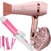 Secador De Cabelo Britania Profissional 2100w Ion Tubi Ar Quente Frio Difusor Modelador Cacheador Nova Bivolt