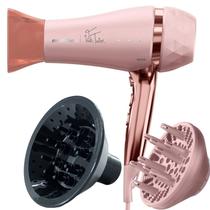 Secador De Cabelo Britania Profissional 2100w Ions Tourmaline Ar Quente Frio Bivolt Com 2 Difusores Cachos