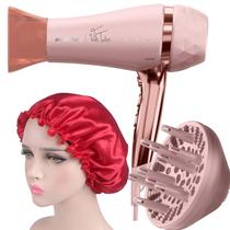 Secador De Cabelo Britania Profissional 2100w Ions Tourmaline Ar Quente Frio Bivolt Com Difusor Cachos TRE