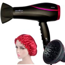 Secador De Cabelo Britania Profissional 2100w Ions Tourmaline Ar Quente Frio Bs22 Difusor Cachos Acessórios
