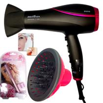 Secador De Cabelo Britania Profissional 2100w Ions Tourmaline Ar Quente Frio Bs22 Difusor Cachos Aparador SKY