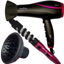 Secador De Cabelo Britania Profissional 2100w Ions Tourmaline Ar Quente Frio Bs22 Difusor De Cachos Modelador Philco Duo