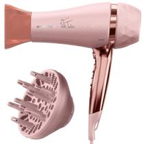 Secador De Cabelo Britania Profissional 2100w Ions Tourmaline Quente Frio Tubi Bivolt Difusor Cachos