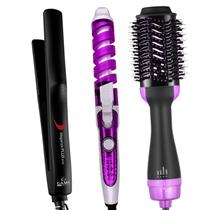 Secador De Cabelo Britania Profissional 2100w Ions Tourmaline Tubi Com Difusor Cachos Escova Secadora 4 em 1 1300w Tube