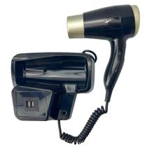 Secador De Cabelo City 2000w Ions Suporte Parede Hotel Academia Ar Quente e Frio Preto Secador De Cabelo City 2000w Ions Suporte Parede Hotel Academia Ar Quente e Frio Preto