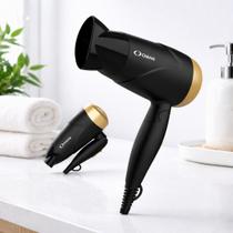Secador de Cabelo Compacto 1600W Dobrável Baixo Ruído 2 Velocidades Com Bocal Concentrador ON-CF04 Secador de Cabelo Compacto 1600W Dobrável Baixo Ruído 2 Velocidades Com Bocal Concentrador ON-CF04