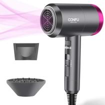 Secador de cabelo CONFU Ionic 1600W portátil leve com acessórios Secador de cabelo CONFU Ionic 1600W portátil leve com acessórios