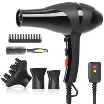 Secador de Cabelo Conhaze Professional Ionic 2400W - Ideal para Cabelos Cacheados