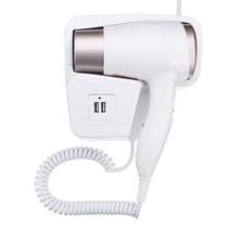 Secador de Cabelo de Parede com Entradas USB 2200W 220V