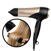 Secador de Cabelo Dobrável 127/220V 1800W Preto/Dourado