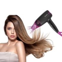 Secador de Cabelo Dobrável,Tecnologia Iônica Anti Frizz - Benedita