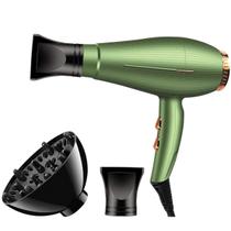 Secador de Cabelo Dourado Digital Alta Potência Entrega Rápida