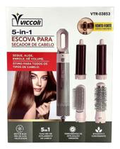 Secador De Cabelo Escova Alisadora De Cabelo 5em1 Elétrico