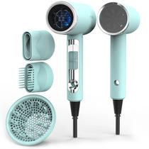 Secador de cabelo FUNTIN Tifunny Blue 1800W com escova difusora e pente