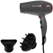 Secador de Cabelo Gama Diamond 3D Titan Keratin 2.300 Watts 220 - 240 V ~ 50/60 HZ - Cinza