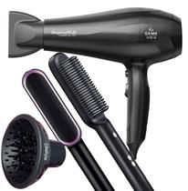 Secador De Cabelo Gama Italy 2100w Eleganza Profissional Salão Ar Quente e Frio Com Difusor Cachos Escova 2 Em 1 Hq Secador De Cabelo Gama Italy 2100w Eleganza Profissional Salão Ar Quente e Frio Com Difusor Cachos Escova 2 Em 1 Hq