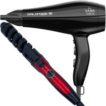 Secador De Cabelo Gama Italy 2100w Ions Profissional Motor Ac Salon Ar Quente Frio Modelador Cacheador Nova