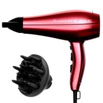 Secador De Cabelo Gama Italy 2200w Profissional Salão Ar Quente Frio Redy Com Difusor De Cachos