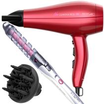 Secador De Cabelo Gama Italy 2200w Profissional Salão Ar Quente Frio Redy Difusor Cachos Modelador Cacheador Spirale