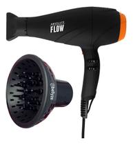 Secador De Cabelo Gama Italy 2300w GBS Barber Series Absolute Flow Ions Profissional Salão Ar Quente e Frio Com Difusor Cachos