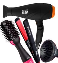 Secador De Cabelo Gama Italy 2300w GBS Barber Series Absolute Flow Ions Profissional Salão Difusor Prancha Cadence Style 210c Escova Alisadora City