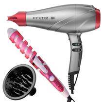 Secador De Cabelo Gama Italy 2300w Ion Profissional Salão Titanium Ar Quente e Frio Prime Difusor Cachos Modelador Cacheador Ceramic Nova