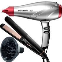 Secador De Cabelo Gama Italy 2300w Profissional Quente Frio Prime Difusor Prancha Cerâmica 230ºc Canhão De Íons Display Digital Digy