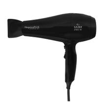 Secador de Cabelo Gama Italy Eleganza Plus Ceramic Ion 2100W, Preto 127V