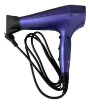 Secador De Cabelo Glossy Color 2.000w Tourmaline Ion Elgin Cor Lilás 127v
