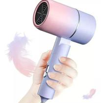 Secador De Cabelo Hair Dryer 6568 Rosa/lilás