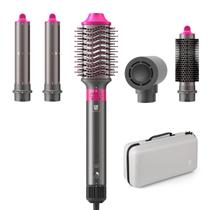 Secador de cabelo Hot Air Brush Air Styler 5 em 1 webeauty Red Secador de cabelo Hot Air Brush Air Styler 5 em 1 webeauty Red