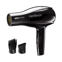 Secador de cabelo Hot Beauty 1875 Ceramic Styler com 2 acessórios Secador de cabelo Hot Beauty 1875 Ceramic Styler com 2 acessórios