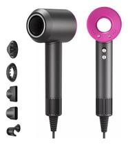 Secador De Cabelo Ionico 1600w Secador Doméstico Quente Frio Cor Rosa-chiclete